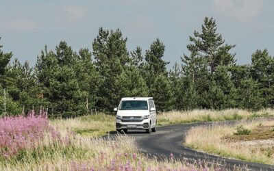 Van et camping-car en lozère